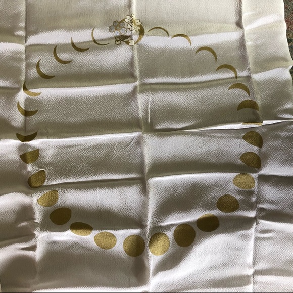 Japanese silk with moon phases - Picture 1 of 5